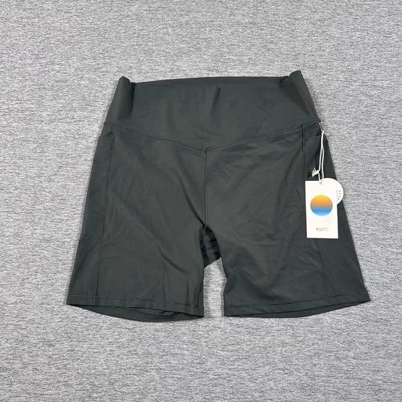 Vuori Pants - Vuori All The Form Short Womens XL Dark Jade Pocket 6'' Active Gym Fitness NEW
